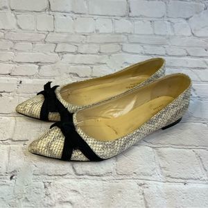 Kate Spade Snake Skin Printed Flats 71/2 B